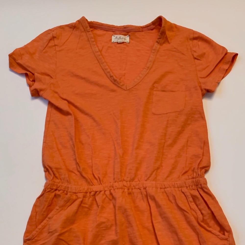 🍊 Lou & Gray orange cotton dress